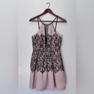 Teeze Me Pink and Black Dress